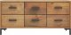 vidaXL vidaXL Ławka do przechowywania, brązowa, 110x30x45 cm, sosna z odzysku 2