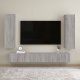 vidaXL vidaXL Wiszące szafki TV, 2 szt., szary dąb sonoma, 30,5x30x110 cm 1