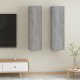 vidaXL vidaXL Wiszące szafki TV, 2 szt., szary dąb sonoma, 30,5x30x110 cm 4