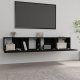 vidaXL vidaXL Szafki pod telewizor, 2 szt., czarne, 80x30x30 cm 2