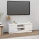 vidaXL Szafka pod TV, z drzwiczkami, biała, 102x30x36 cm 1