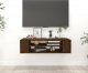 vidaXL vidaXL Wisząca szafka pod TV, brązowy dąb, 100x30x26,5 cm 1