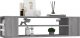vidaXL vidaXL Wisząca szafka pod TV, szary dąb sonoma, 100x30x26,5 cm 2