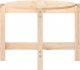 vidaXL Stolik kawowy, 118x63x45 cm, lite drewno sosnowe 6