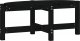vidaXL vidaXL Stolik kawowy, czarny, 87x48x35 cm, lite drewno sosnowe 2