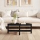 vidaXL vidaXL Stolik kawowy, czarny, 87x48x35 cm, lite drewno sosnowe 3