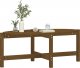 vidaXL Stolik kawowy, miodowy brąz, 118x63x45 cm, lite drewno sosnowe 4