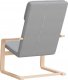 vidaXL Fotel wypoczynkowy, jasnoszary, obity tkaniną 6