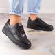W. Potocki Buty sportowe damskie czarne Potocki 16002 41 3