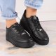 W. Potocki Buty sportowe damskie czarne Potocki 16002 41 4