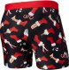SAXX Bokserki męskie sportowe VOLT Boxer Brief świąteczna skarpeta czarne S 2