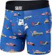 SAXX Bokserki męskie szybkoschnące VIBE Boxer Brief - pojazdy - niebieskie S 1