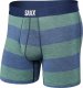 SAXX Bokserki męskie szybkoschnące VIBE Boxer Brief w pasy - granatowe S 1