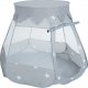 Selonis Selonis Namiot zamek NZ-100X z piłeczkami 6cm szary: babyblue-niebieski-perła 105x90cm/300piłek Zabawka namiot dla dzieci 3