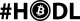 Sticky Studio Naklejka na szybę BITCOIN BTC HOLD 10 cm 1