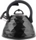 Berretti BERRETTI - Czajnik tradycyjny Rosa - 3 L - czarny - indukcja gaz - BR-7627 1
