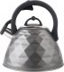 Berretti BERRETTI - Czajnik tradycyjny Rosa - 3 L - grafitowy - indukcja - gaz - BR-7641 1