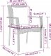 vidaXL 7-cz. zestaw mebli ogrodowych z poduszkami, czarny, polirattan 10