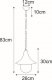 Lampa wisząca Kaja Wisząca lampa Boston K-8126 CZARNY/ZŁOTY łańcuchowa czarna 3