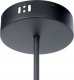 Lampa wisząca Beliani Lampa wisząca 4 - punktowa metalowa czarna BANDON 8