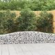 vidaXL Kosze gabionowe, 5 szt, 400x30x40/60 cm, galwanizowane żelazo 1