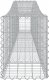 vidaXL Kosze gabionowe, 5 szt, 400x30x40/60 cm, galwanizowane żelazo 5