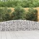 vidaXL vidaXL Kosze gabionowe, 2 szt, 400x30x60/80 cm, galwanizowane żelazo 1