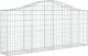 vidaXL vidaXL Kosze gabionowe, 3 szt, 200x30x80/100 cm, galwanizowane żelazo 3