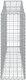 vidaXL vidaXL Kosze gabionowe, 3 szt, 200x30x80/100 cm, galwanizowane żelazo 5
