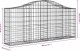 vidaXL vidaXL Kosze gabionowe, 3 szt, 200x30x80/100 cm, galwanizowane żelazo 6