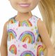 Lalka Barbie Mattel Lalka Barbie Chelsea i przyjaciele Sukienka w t?cz? 6