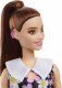 Lalka Barbie Mattel Fashionistas Sukienka w kwiatki + aparat słuchowy (HBV19) 2