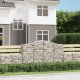 vidaXL vidaXL Kosze gabionowe, 8 szt, 200x50x120/140 cm, galwanizowane żelazo 1