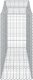 vidaXL vidaXL Kosze gabionowe, 8 szt, 200x50x120/140 cm, galwanizowane żelazo 5