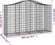 vidaXL vidaXL Kosze gabionowe, 8 szt, 200x50x120/140 cm, galwanizowane żelazo 6