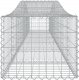 vidaXL vidaXL Kosze gabionowe, 2 szt, 400x50x40/60 cm, galwanizowane żelazo 5