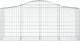vidaXL Kosze gabionowe, 25 szt, 200x50x80/100 cm, galwanizowane żelazo 4