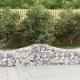 vidaXL vidaXL Kosze gabionowe, 12 szt, 200x50x40/60 cm, galwanizowane żelazo 1