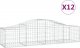vidaXL vidaXL Kosze gabionowe, 12 szt, 200x50x40/60 cm, galwanizowane żelazo 2
