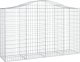 vidaXL vidaXL Kosze gabionowe, 2 szt, 200x50x120/140 cm, galwanizowane żelazo 3