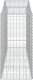 vidaXL vidaXL Kosze gabionowe, 2 szt, 200x50x120/140 cm, galwanizowane żelazo 5