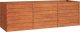 vidaXL vidaXL Donica ogrodowa, szara, 240x80x77 cm, stal kortenowska 3