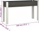 vidaXL vidaXL Podwyższona donica ogrodowa, szara, 120 x 40 x 75 cm, WPC 6