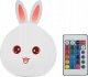 Verk LAMPKA NOCNA DLA DZIECI LED KRÓLIK PILOT RGB USB 5