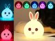 Verk LAMPKA NOCNA DLA DZIECI LED KRÓLIK PILOT RGB USB 8