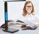 Verk LAMPKA BIURKOWA LED SZKOLNA USB ZEGAR ŁADOWARKA QI 3