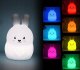 Verk LAMPKA NOCNA DLA DZIECI LED KRÓLIK DOTYK RGB PILOT 7