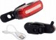 Verk LAMPKA ROWEROWA TYLNA TYŁ ŁADOWANA USB LED COB 9