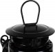 Iso Trade Lampa naftowa czarna 24cm 3