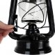Iso Trade Lampa naftowa czarna 24cm 6